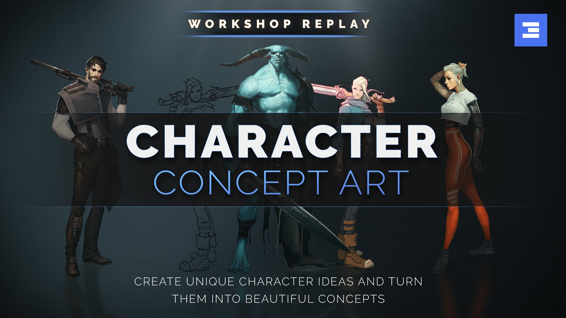 Tur Character Character Concept Art Workshop - Create Unique Character Ideas and Tur ...